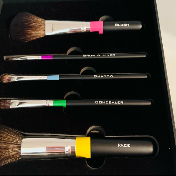 NWT Bhumi Begin Makeup Brush Collection face, concealer,shadow,brow&liner,blush - Picture 2 of 3